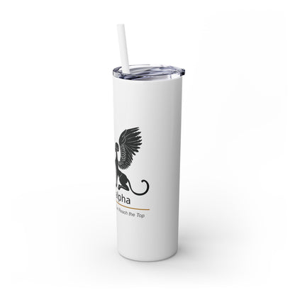 Skinny Tumbler with Straw, 20oz